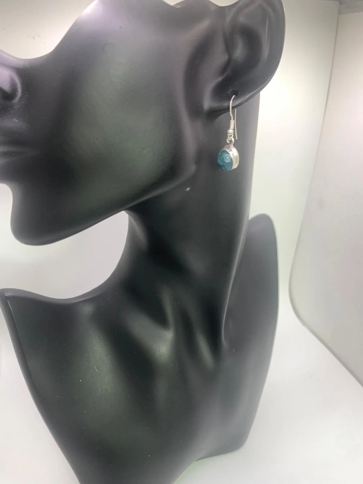 Fluorite Earrings in 925 sterling silver, view 1