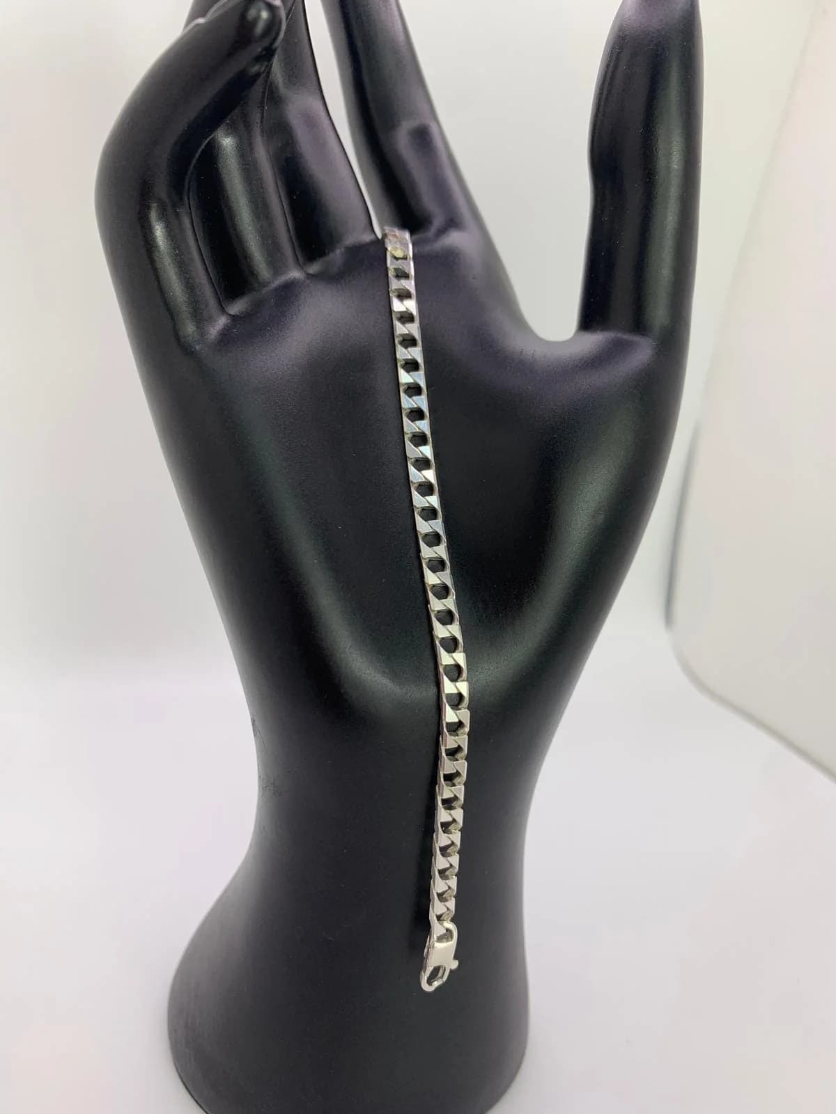 925 Sterling Silver Men's Bracelet in 925 sterling silver, view 1