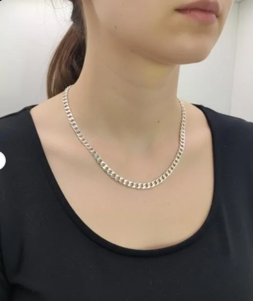925 Sterling Silver Men's Necklace in 925 sterling silver, view 1