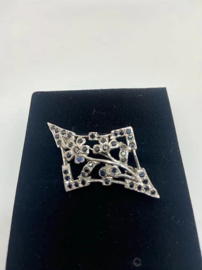 Jasper & Ruby Brooch + Pendant in 925 sterling silver, view 1